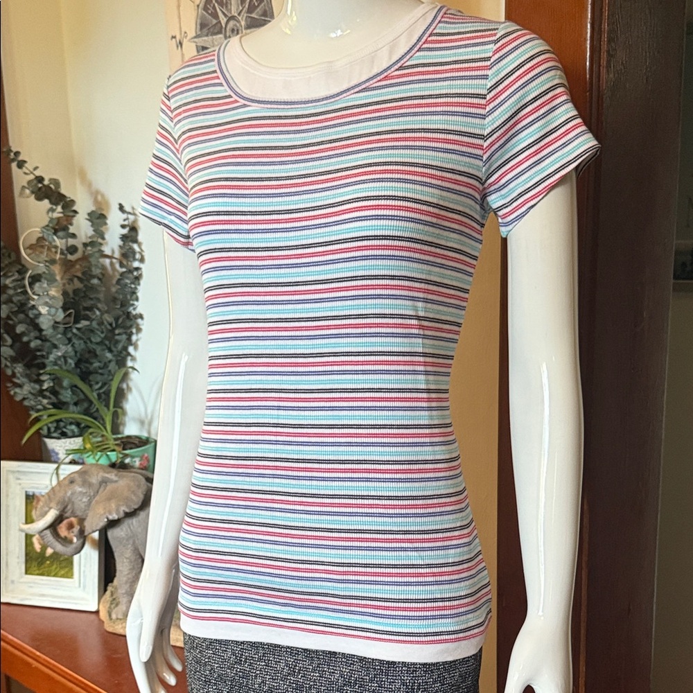 NWT northern reflections size small Striped Multicolor Women's Top
